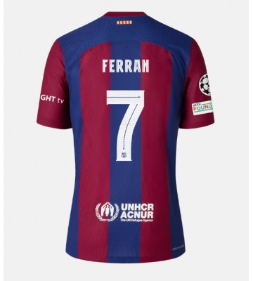 Barcelona Ferran Torres #7 Kotipaita 2023-24 Lyhyet Hihat